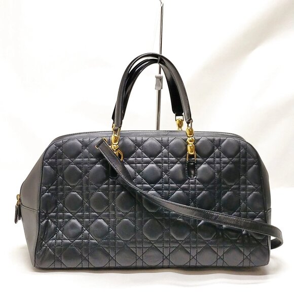 Authentic Christian Dior Leather Hand Bag mon429-110925 - Picture 1 of 16